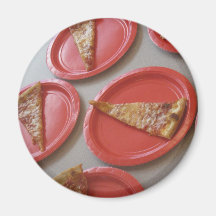 Pizzaparty! Magnet För Kylskåp