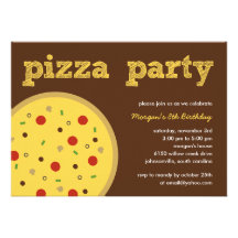 Pizzapartyinbjudan