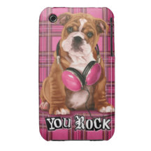 Plädbulldogg iPhone 3 Case-Mate Cases