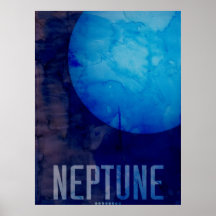 Planet Neptune Affisch