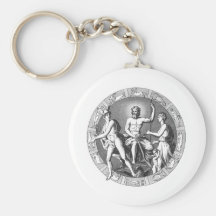 Planetarisk kalender Keychain Nyckel Ring
