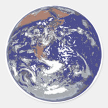Planetjord Klistermärke