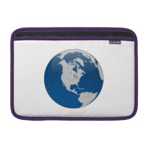 Planetjordjordklot Sleeves För MacBook Air