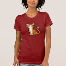 Planlägg din egna tecknadkatt tee shirt