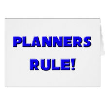 Planners härskar! hälsningskort