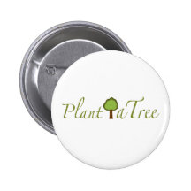 Plantera ett träd knapp med nål