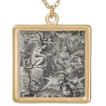 Plats av helvete, illustration från delen 3 Cha fö Anpassningsbar Halsband
