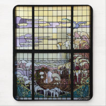 Plats för målat glassart nouveauhav musmattor