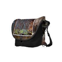 Platsen av den gammala Los Angeles zooen underteck Messenger Bag
