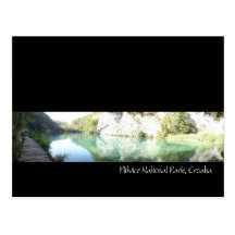 plitvicenationalpark, croatia vykort