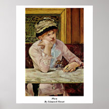 Plommon av Edouard Manet Posters