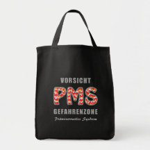 PMS - Prämenstruelles Syndrom Leinentasche