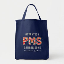 PMS - Premenstrual Syndrome Leinentaschen