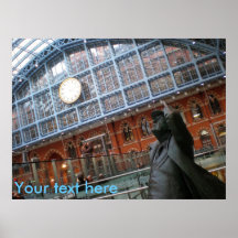 Poet @ St Pancras Print