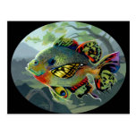 "Poissons Volants: Étude II" vykort