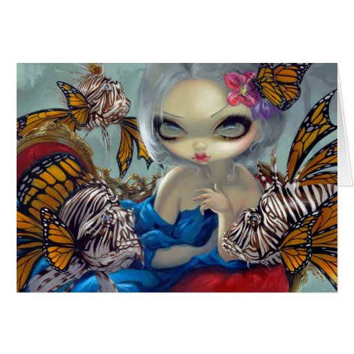 "Poissons Volants: Le Poisson" hälsningkort