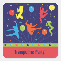 Pojkar & flickor för Trampolinefödelsedagsfestklis
