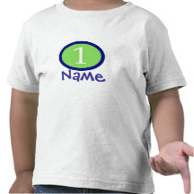 Pojke personifierad första födelsedagskjorta tee shirts