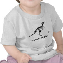 Pojke som går den stora T-Rex ~-tänkan T Shirt