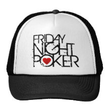 Poker för fredagnatt trucker keps