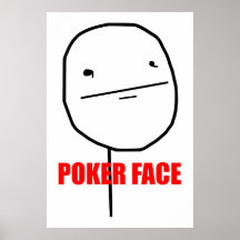 Pokeransikte - affisch