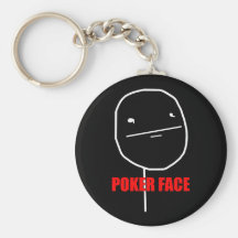 Pokeransikte Keychain Nyckelring
