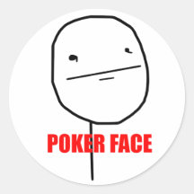 Pokeransikte - rundaklistermärkear