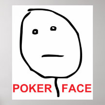 Pokeransikte (text) affisch