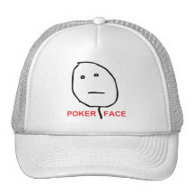 Pokeransikte (text) trucker kepsar