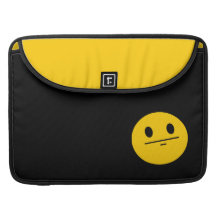 Pokeransiktesmiley face MacBook pro sleeves