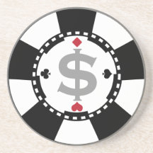 Pokerchipkustfartyg Dryck Underlägg