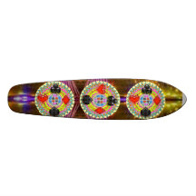 POKERKUNGsymboler: SUPERcharged SuperSONIC Skateboard Decks