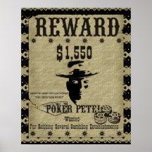 PokerPete belöning Print