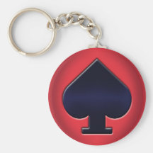 Pokerspadenyckelring