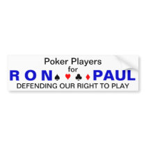 Pokerspelare för Ron Paul