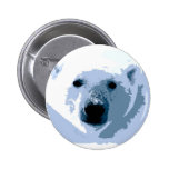 Polar björn för popkonst pins