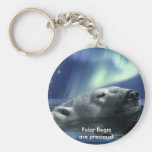 POLAR BJÖRN FÖR SIMNING NYCKEL RING