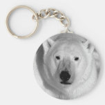 Polar björn för svart & för Whit Nyckelring