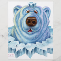 polar björn full färg flygblad