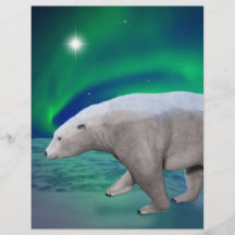 Polar björn personliga flygblad