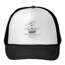 Polar björnsnö för pingvin baseball hat