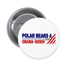 Polar uthärdar 4 Obama Biden 2008 Nål