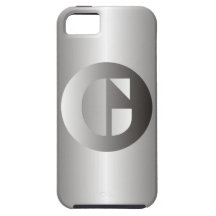 Polerat stålsätta "G ", iPhone 5 Cover
