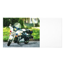 Polismotorcykel Foto Kort