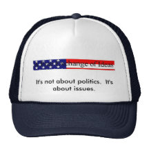 Politik utfärdar kontra (hatten) baseball hat