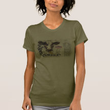 Politisk ko tshirts
