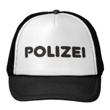 Polizei produkter & designer! kepsar