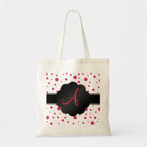 Polka dots för MOnogramvitrosor Kasse
