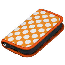 Polka dots på orangen personlig almanacka