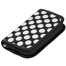 Polka dots på svart organizers